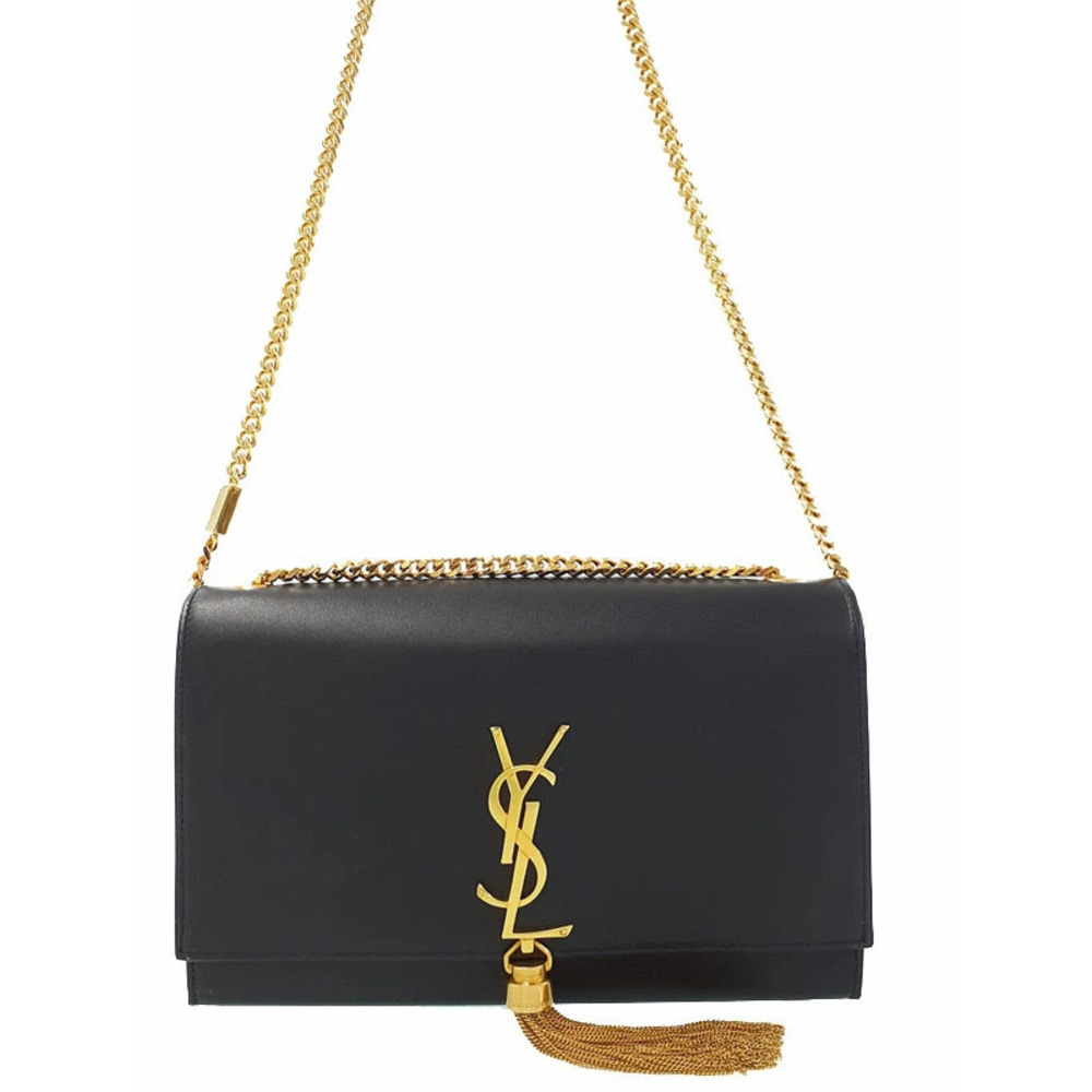 SAINT LAURENT Paris Saint Paris Kate Monogram Satchel Chain Shoulder Bag - Picture 1 of 9